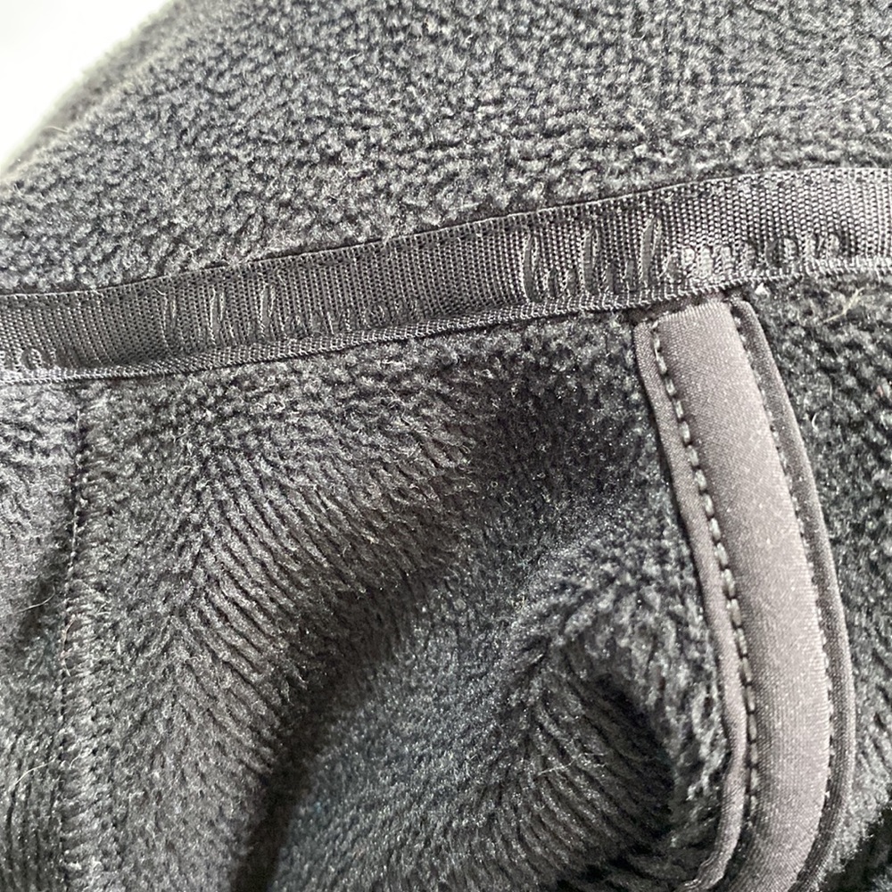 Lululemon Plush Times Jacket Heathered grey Core Black size 8 ⭐️⭐️⭐️⭐️ - Picture 12 of 16